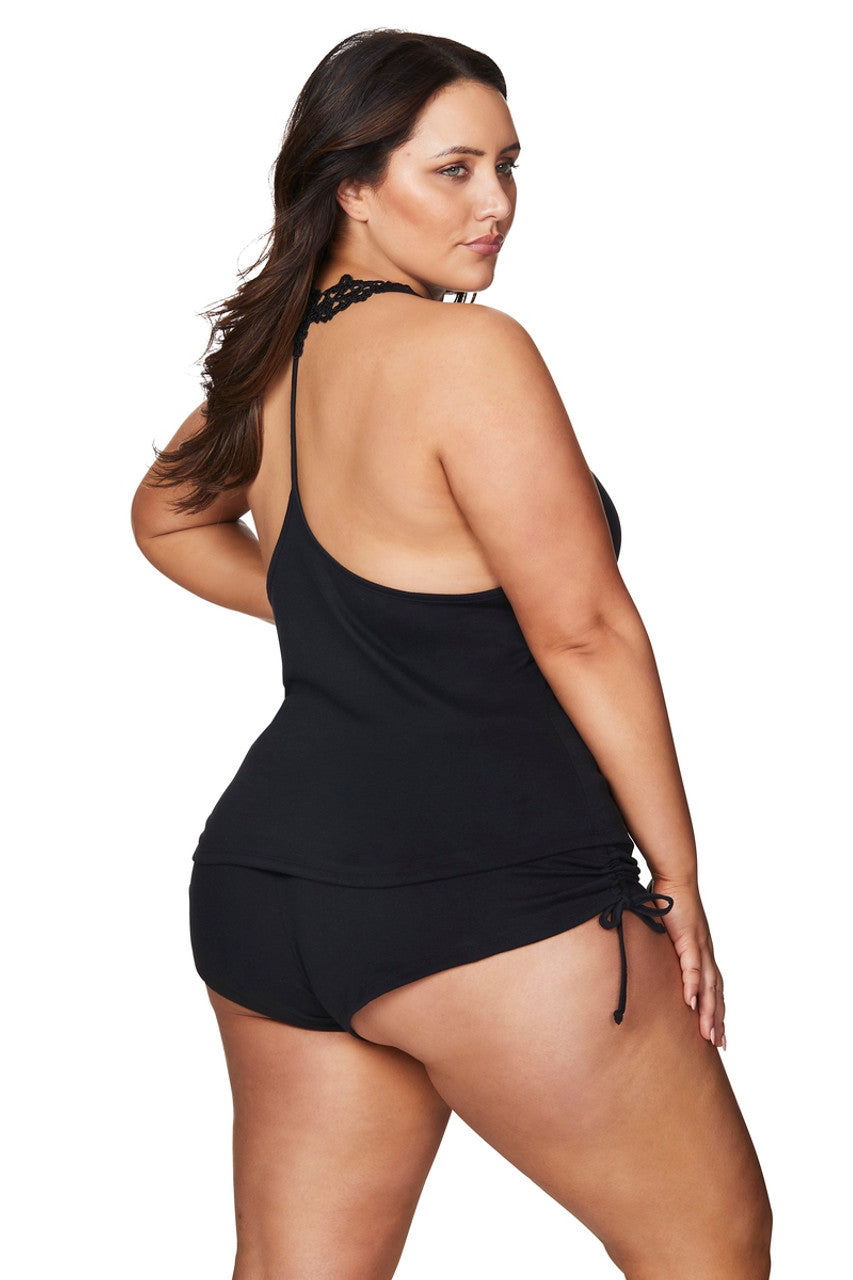 Curvy Luisa T-Back Sexy Set