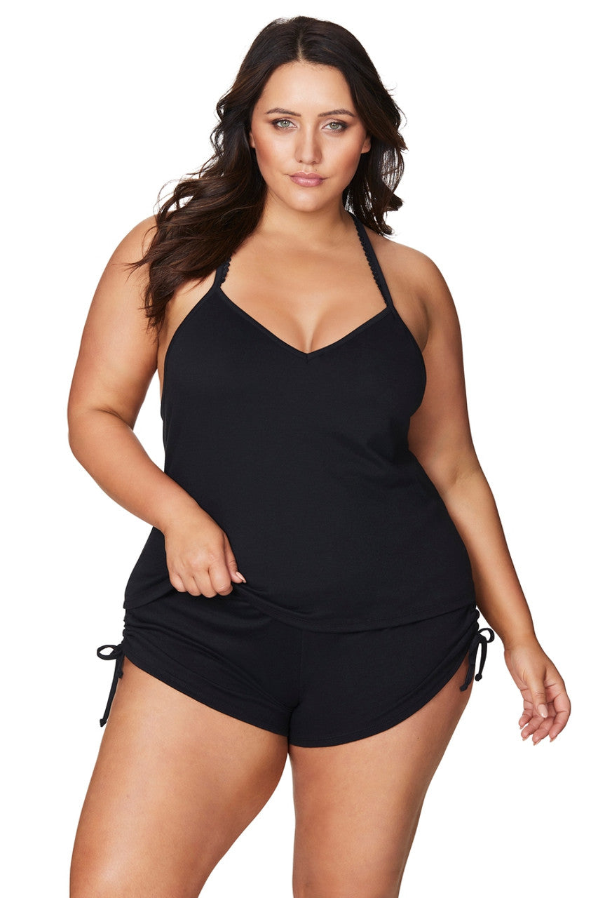 Curvy Luisa T-Back Sexy Set